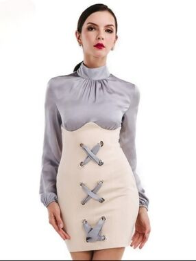 💋CORSET MINIDRESS LONG SLEEVED!!!